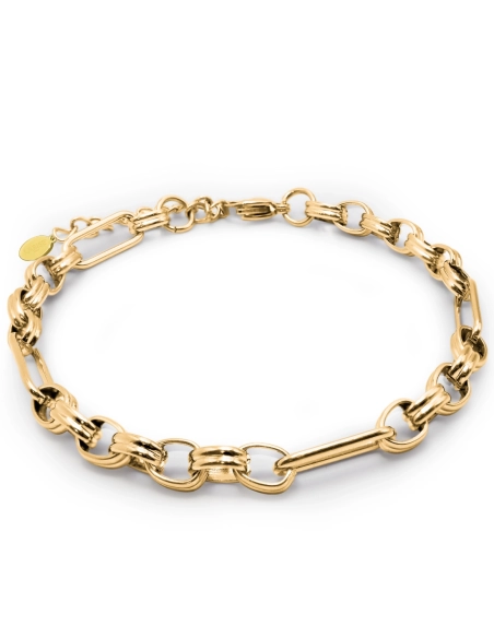 Chaine cheville acier - PVD doré - 21+4cm - LABISE Paris