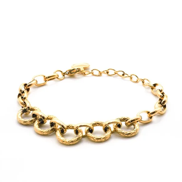 Bracelet acier doré - 16+5cm - LABISE Paris