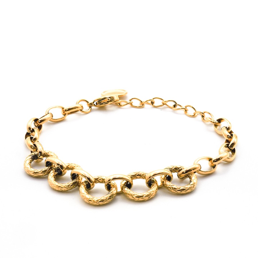 Bracelet acier doré - 16+5cm - LABISE Paris