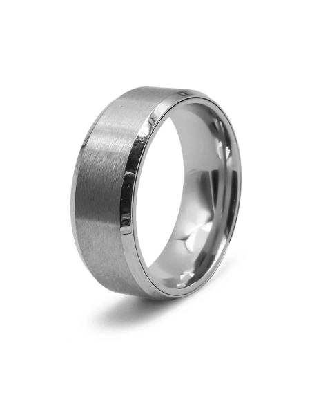 Bague en acier antistress - 8mm