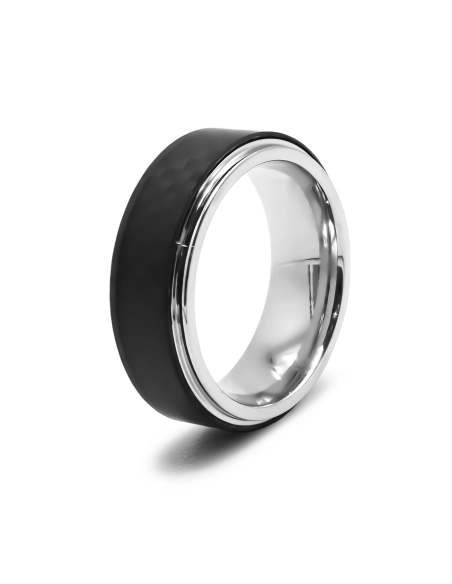 Bague en acier - fibre de carbone