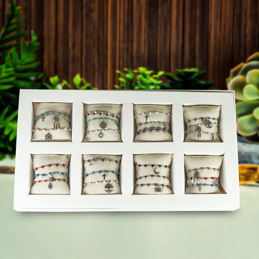 Box Coussin Pierres naturelles LP-FC0001 - Grossiste Bijoux pierres...