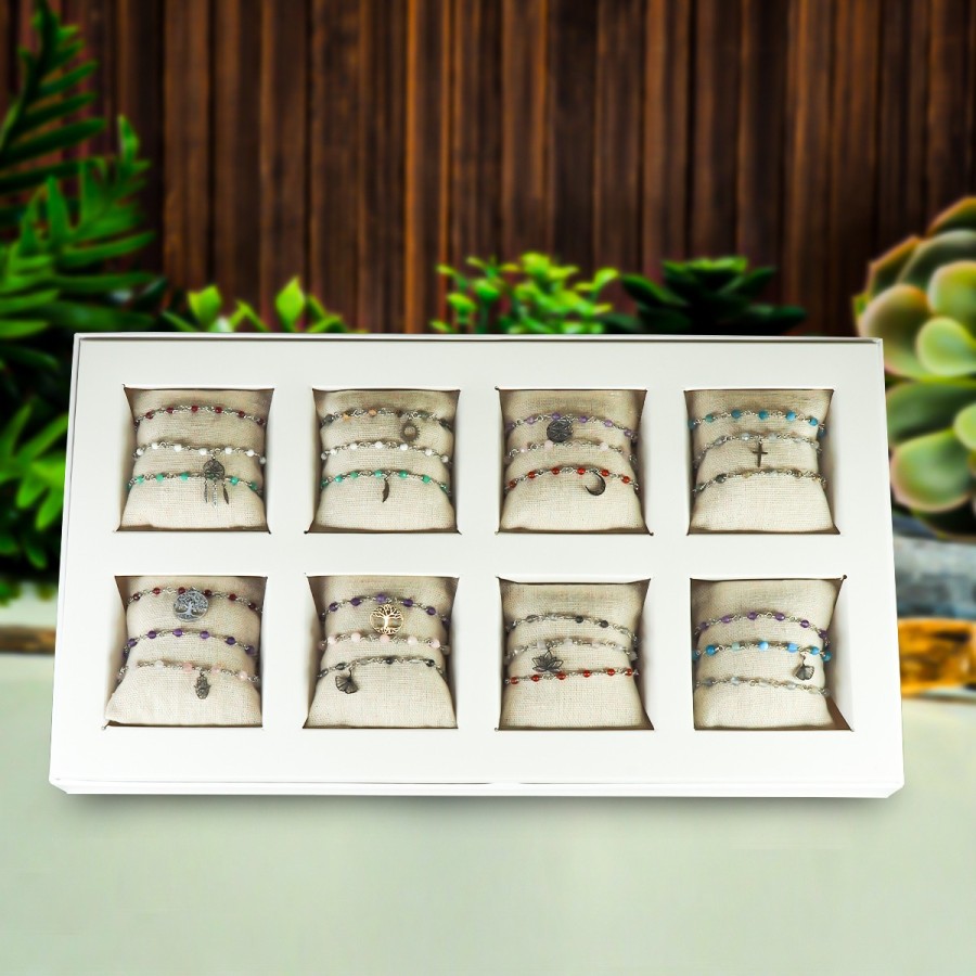 Box Coussin Pierres naturelles LP-FC0002 - Grossiste Bijoux pierres...