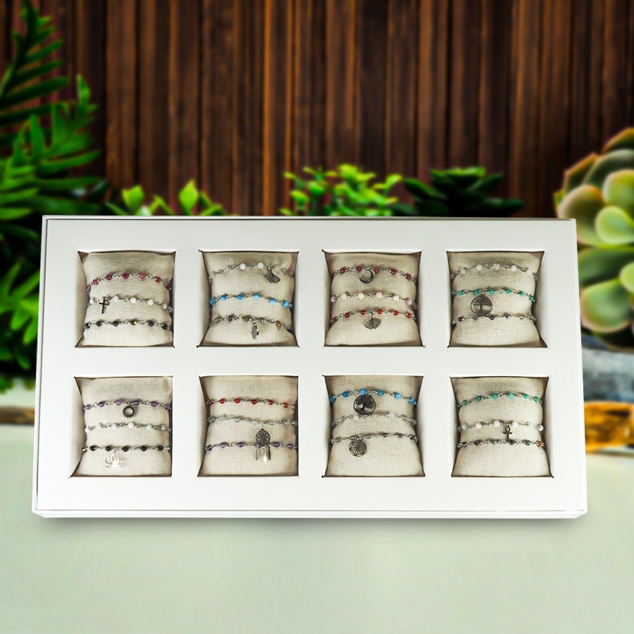 Box Coussin Pierres naturelles LP-FC0004 - Grossiste Bijoux pierres...