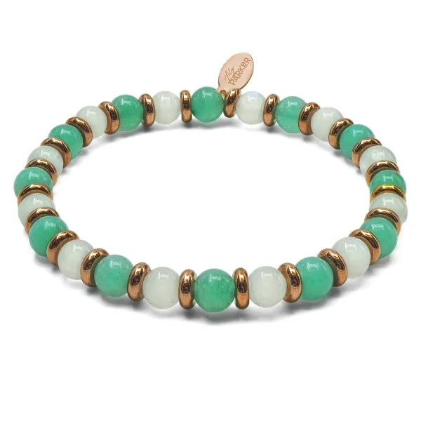 Bracelet lithothérapie "Essence Féminine" - Amazonite - Pierre de l...