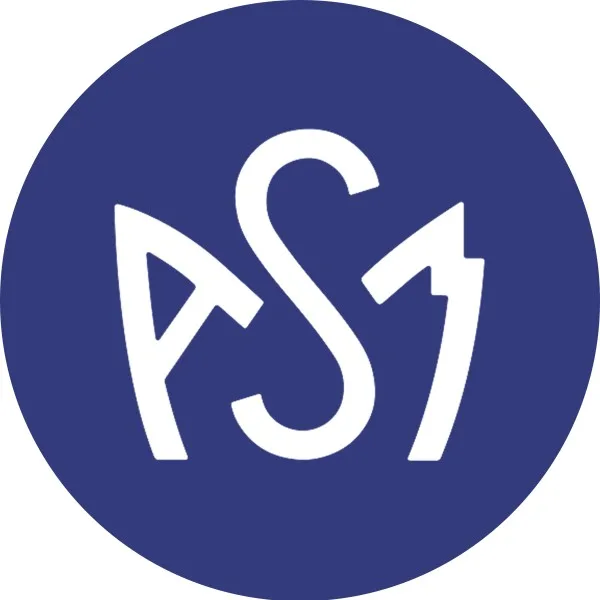 Pastille acier magnétique logo blanc fond bleu (sachet x2 pastilles)