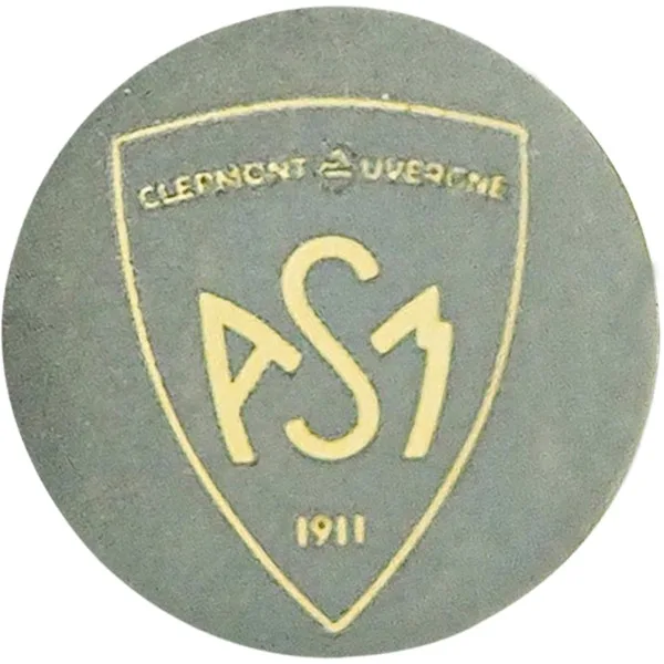 Pastille acier magnétique doré mate logo blason ASM (sachet x2 pastilles)
