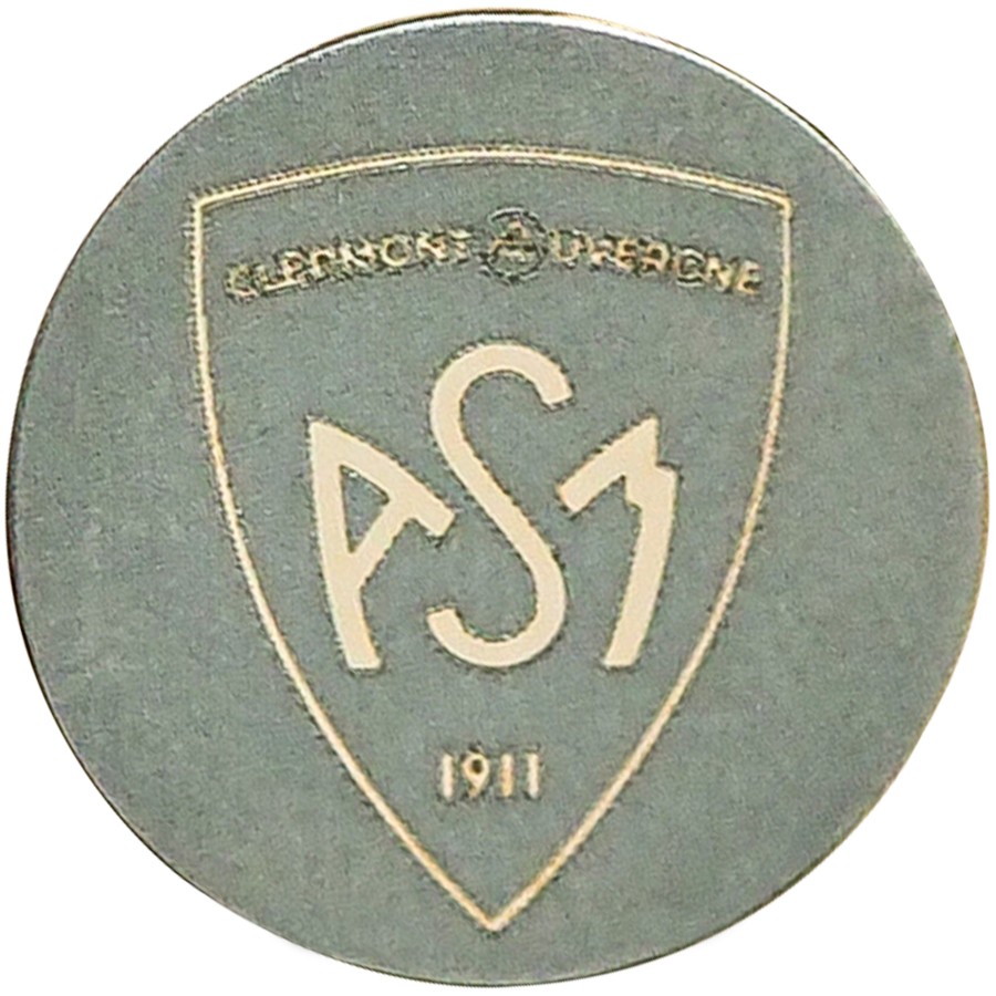 Pastille acier magnétique rosé matelogo blason ASM (sachet x2 pastilles)