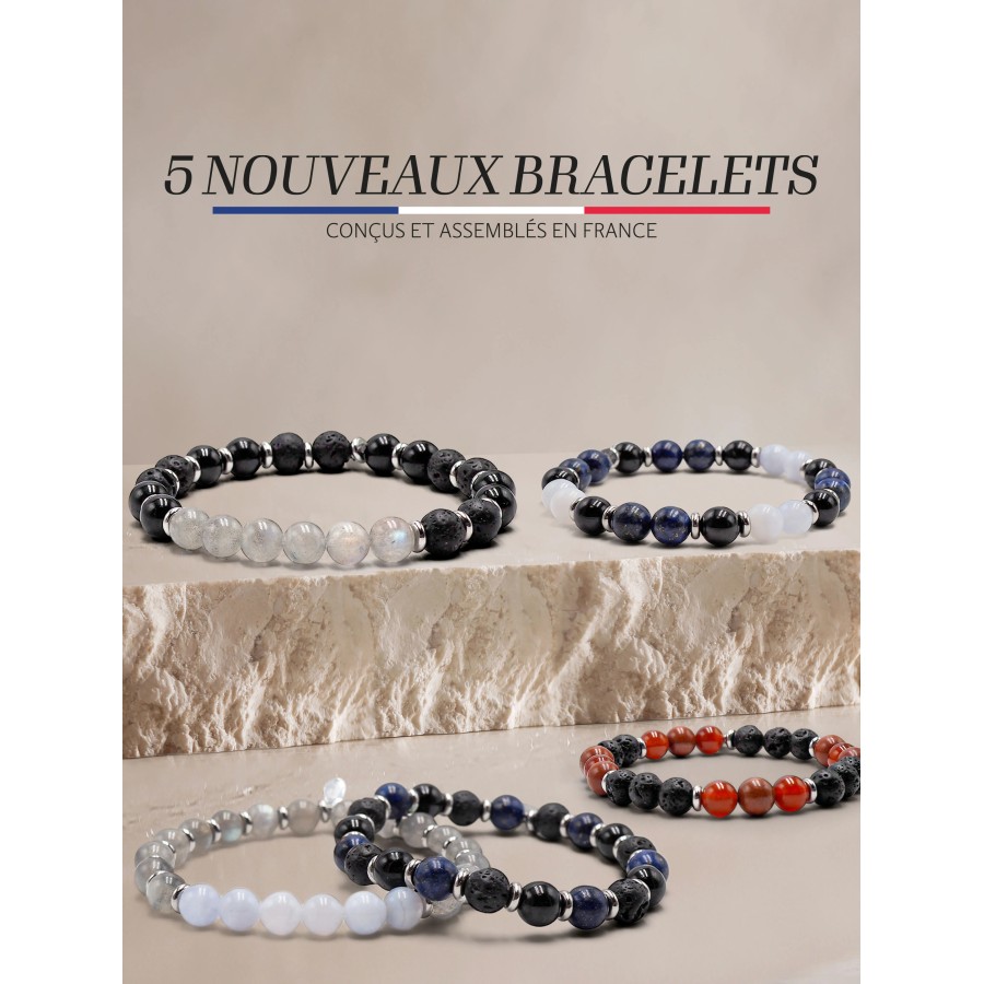 KIT LILY PARKER - Lithothérapie Collection homme