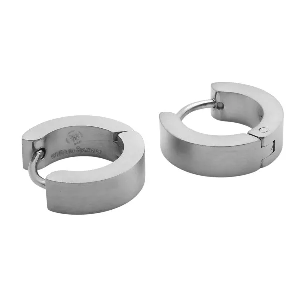 Créoles acier - diamètre intérieur 10mm