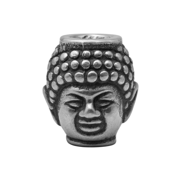 Composant acier "bouddha" - 12x10mm