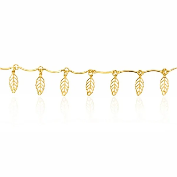Chaîne de cheville - PVD doré - 20+5cm