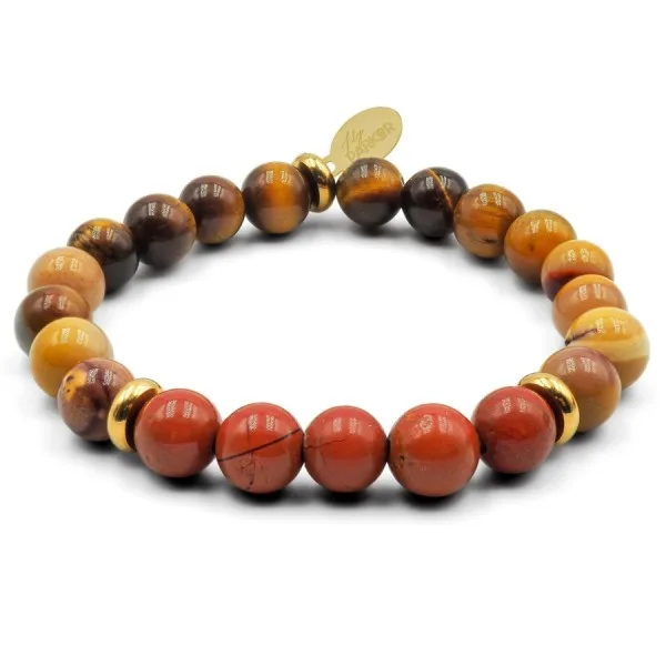 Bracelet enfant Lily Parker « Jungle Jam » - pierres naturelles 6 mm