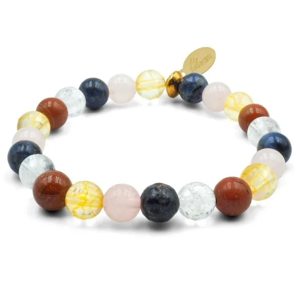 Bracelet enfant Lily Parker « Kermesse Cosmique » - pierres naturelles 6 mm