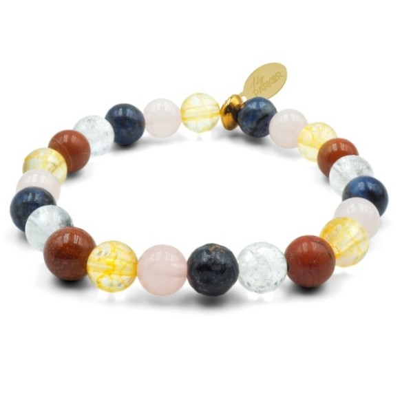 Bracelet enfant Lily Parker « Kermesse Cosmique » - pierres naturelles 6 mm