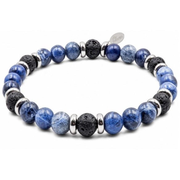 Bracelet lithothérapie Lily Parker « Plan B — toujours » - 6 mm