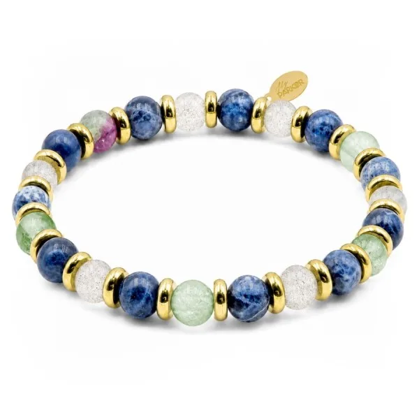 Bracelet lithothérapie Lily Parker « Bureau des idées » - 6 mm