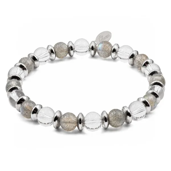 Bracelet lithothérapie Lily Parker « Grand angle » - 6 mm