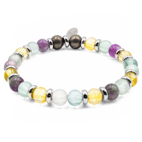 Bracelet lithothérapie Lily Parker « Chef d’orchestre » - 6 mm