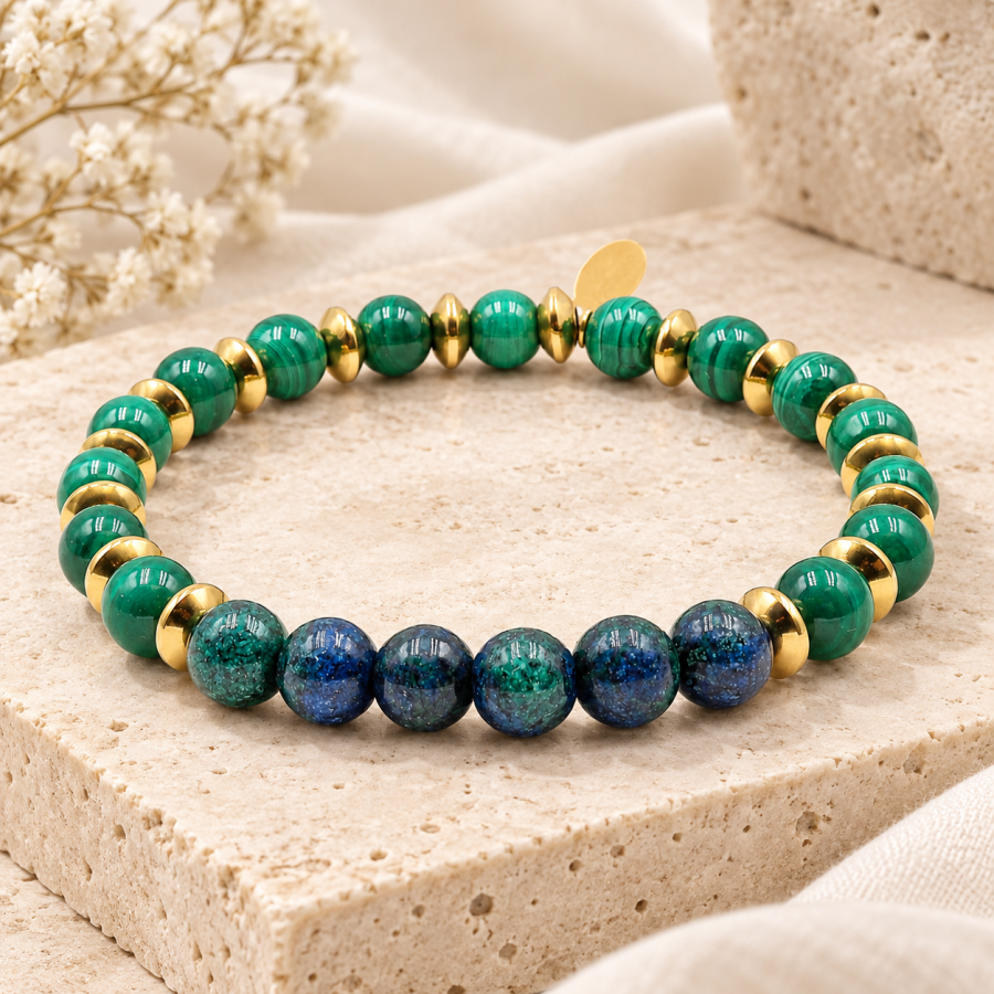 Virage au vert - bracelet Lily Parker 18-18,5cm