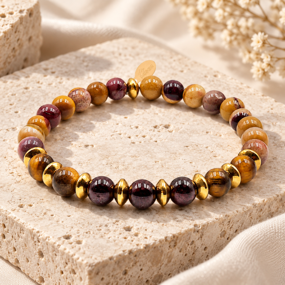 Soleil solide - bracelet Lily Parker 18-18,5cm