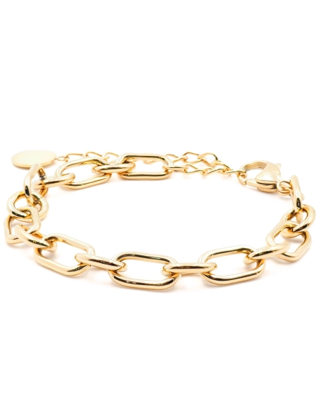 Bracelet acier - PVD doré - 16+5cm - LABISE Paris