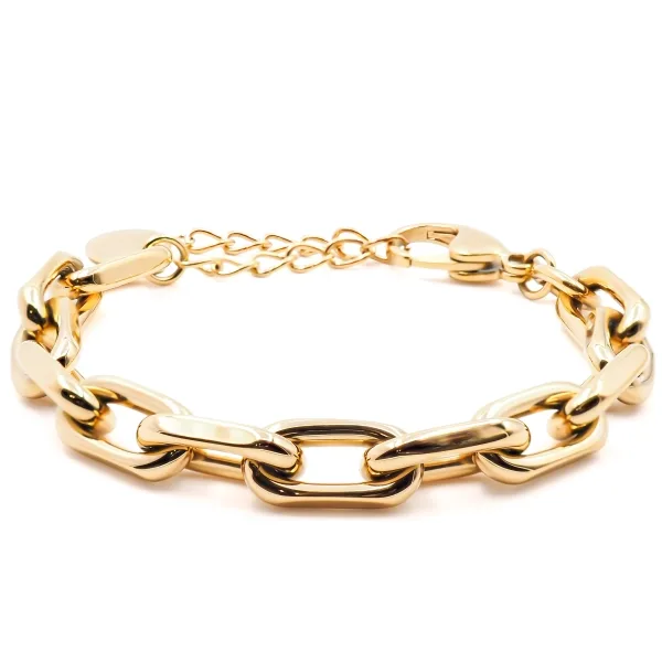 Bracelet acier - PVD doré - 16+5cm - LABISE Paris