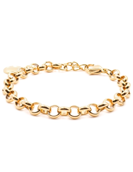 Bracelet acier - PVD doré - 16+5cm - LABISE Paris